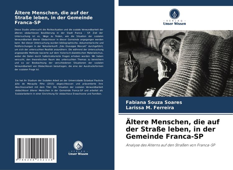 Produktbild: &Auml;ltere Menschen, die auf der Stra&szlig;e leben, in der Gemeinde Franca-SP
