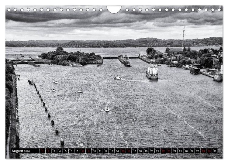 Produktbild: Ein Blick auf Kiel (Wandkalender 2026 DIN A4 quer), CALVENDO Monatskalender