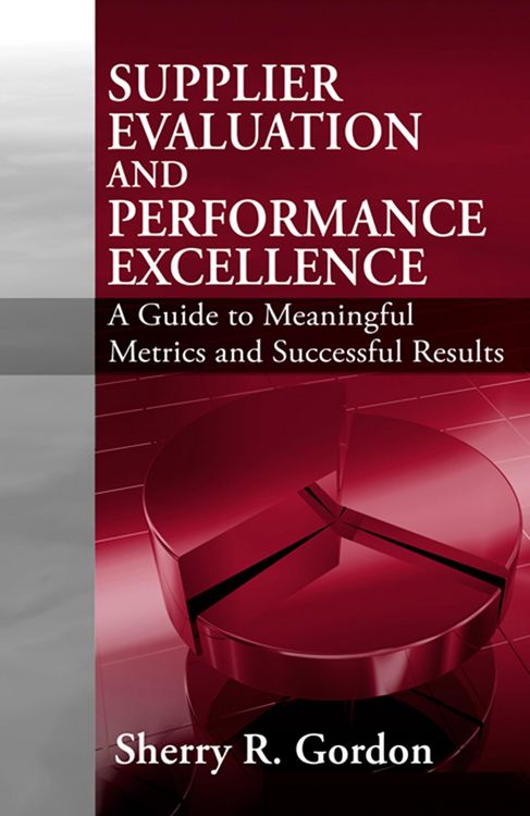 Produktbild: Supplier Evaluation and Performance Excellence
