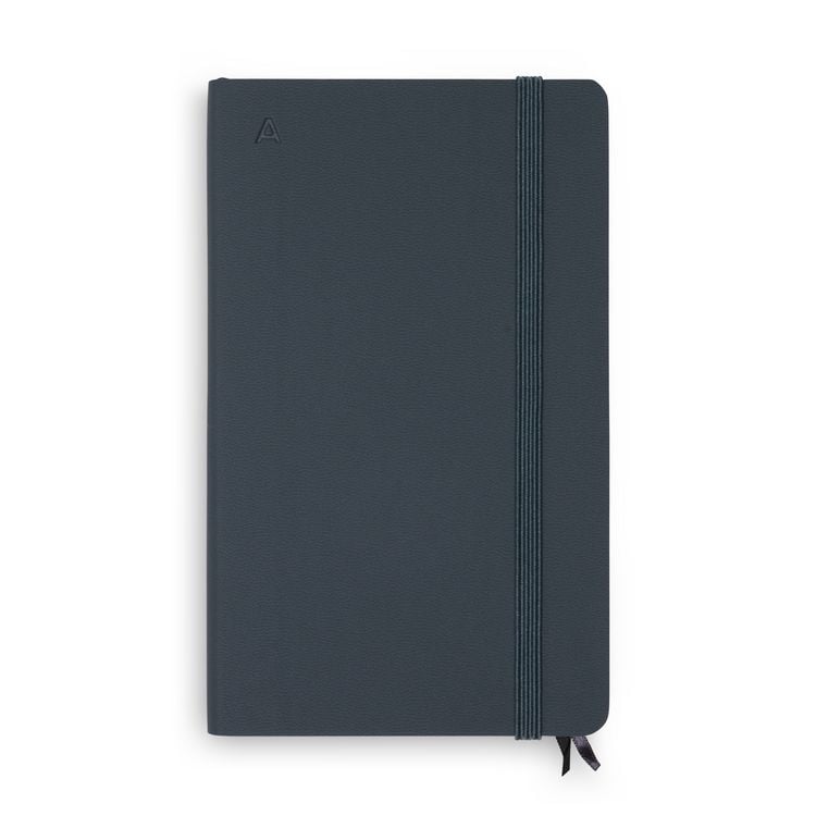 Produktbild: Notizbuch A6 Softcover Cool Coal Blanko, 128 Seiten