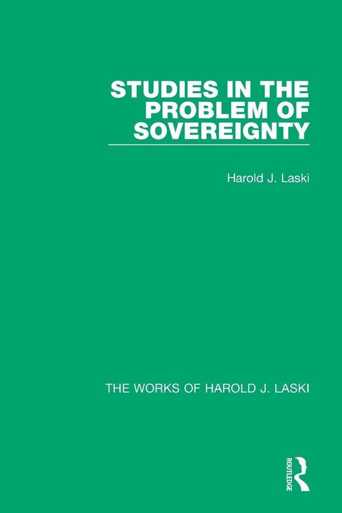 Produktbild: Studies in the Problem of Sovereignty (Works of Harold J. Laski)