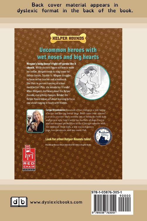 Produktbild: Brisket Helps Miryam with Online Learning [Dyslexia-friendly edition]