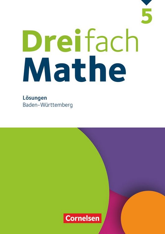 Produktbild: Dreifach Mathe - Baden-W&uuml;rttemberg - 5. Schuljahr
