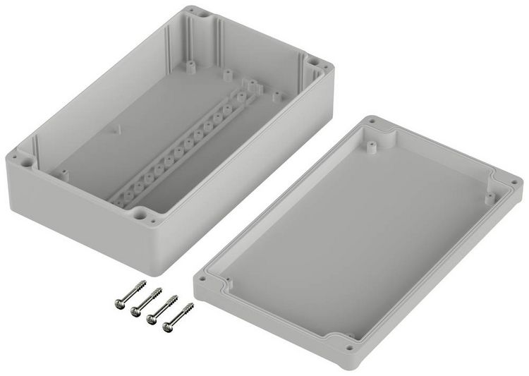 Produktbild: Bopla EUROMAS EM 214 62214300 Outdoor-Geh&auml;use 200 x 120 x 57 Polycarbonat Lichtgrau (RAL 7035) 1 St.