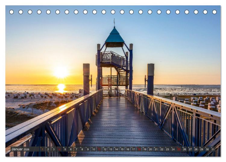 Produktbild: Meine Liebe zu Norden-Norddeich (Tischkalender 2026 DIN A5 quer), CALVENDO Monatskalender
