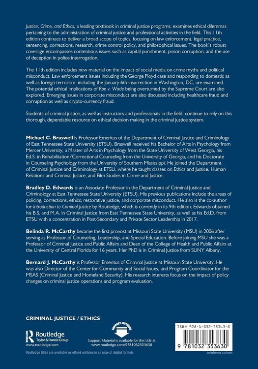 Produktbild: Justice, Crime, and Ethics
