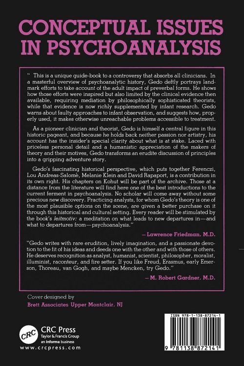 Produktbild: Conceptual Issues in Psychoanalysis