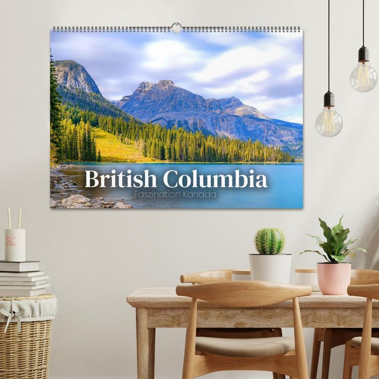 Produktbild: British Columbia - Faszination Kanada (Wandkalender 2026 DIN A2 quer), CALVENDO Monatskalender