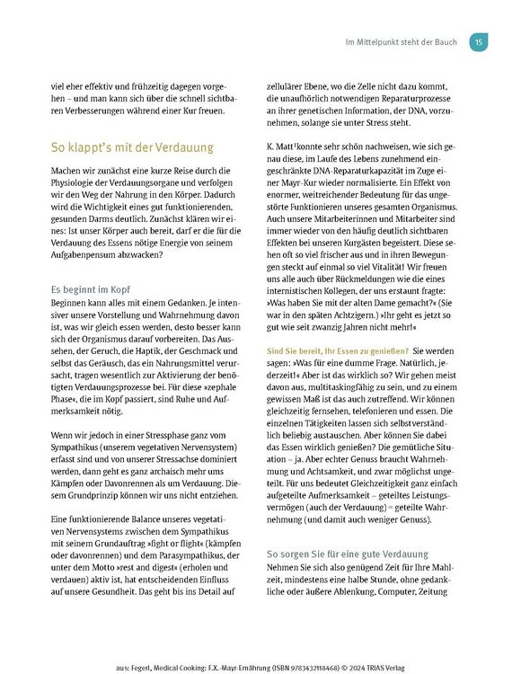 Produktbild: Medical Cooking: F.X. Mayr-Ern&auml;hrung
