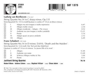 Produktbild: Juilliard String Quartet: Streichquartett 131/Streichquartet
