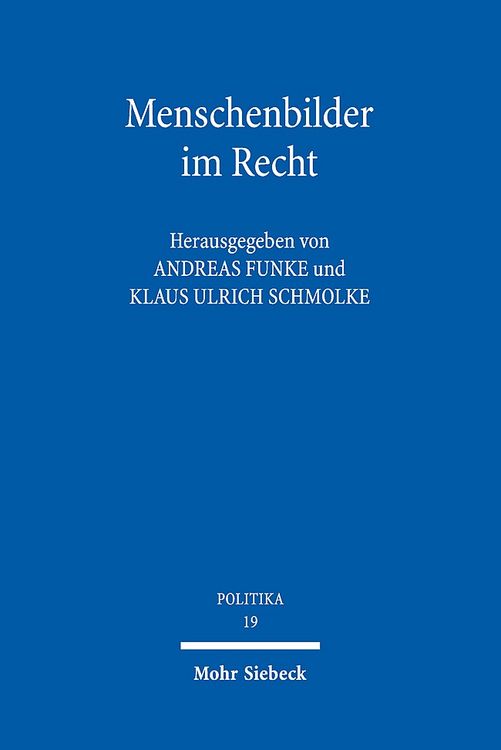 Produktbild: Menschenbilder im Recht