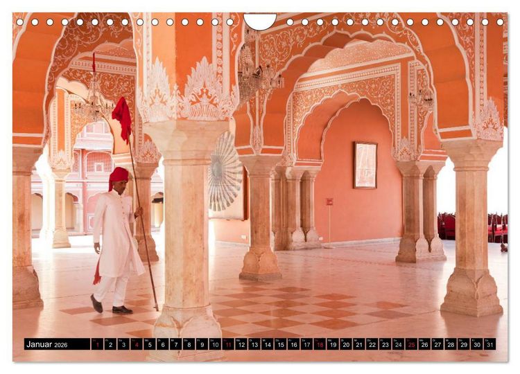 Produktbild: Indien - das goldene Dreieck, Delhi-Agra-Jaipur (Wandkalender 2026 DIN A4 quer), CALVENDO Monatskalender