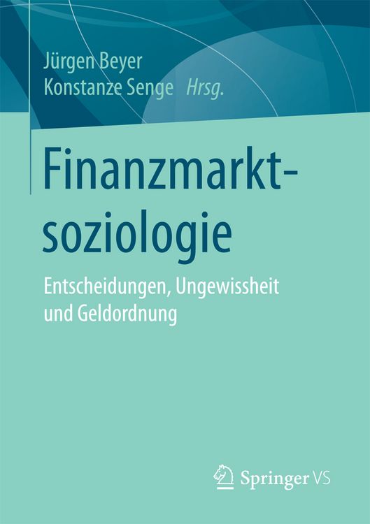 Produktbild: Finanzmarktsoziologie