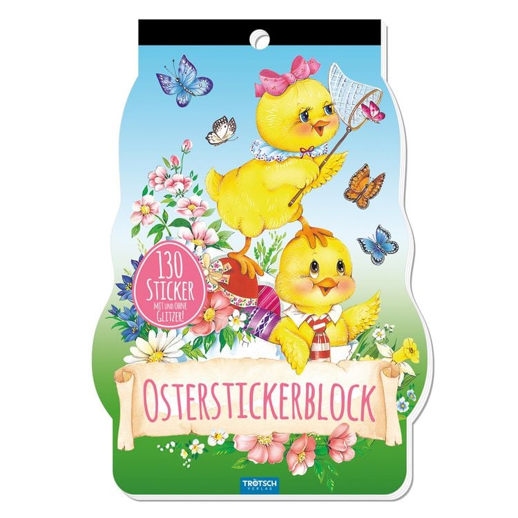 Produktbild: Tr&ouml;tsch Stickerblock Ostern