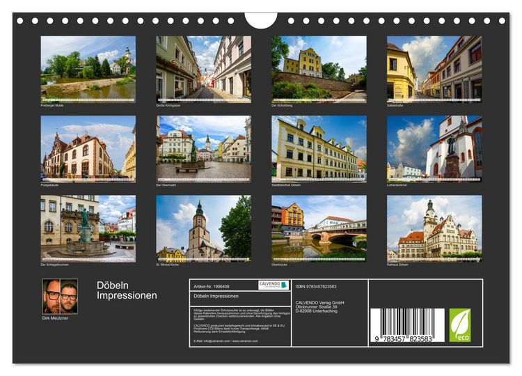 Produktbild: D&ouml;beln Impressionen (Wandkalender 2026 DIN A4 quer), CALVENDO Monatskalender