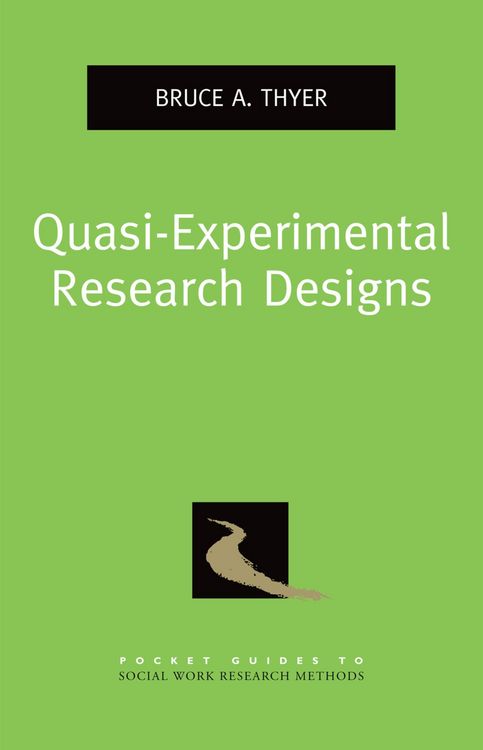 Produktbild: Quasi-Experimental Research Designs