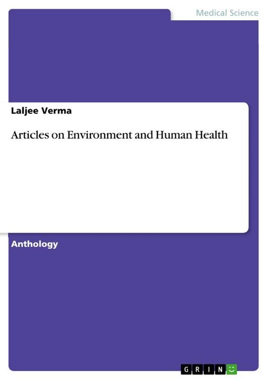Produktbild: Articles on Environment and Human Health