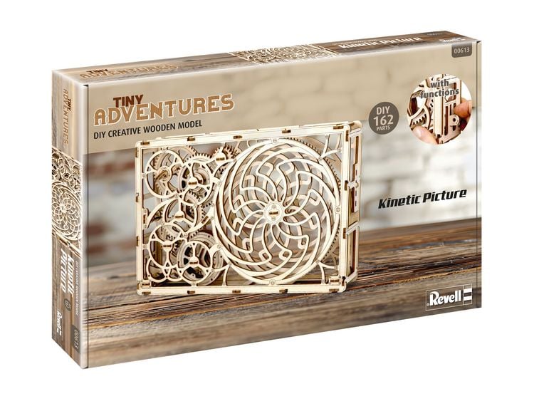 Produktbild: Tiny Adventures - Kinetic Picture, Funktionsmodell aus Holz zum Zusammenbauen