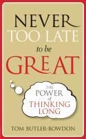 Produktbild: Never Too Late To Be Great