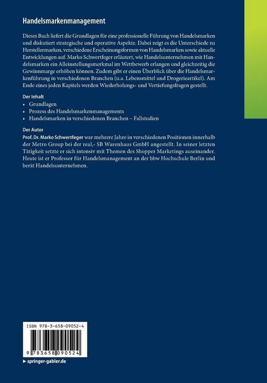Produktbild: Handelsmarkenmanagement