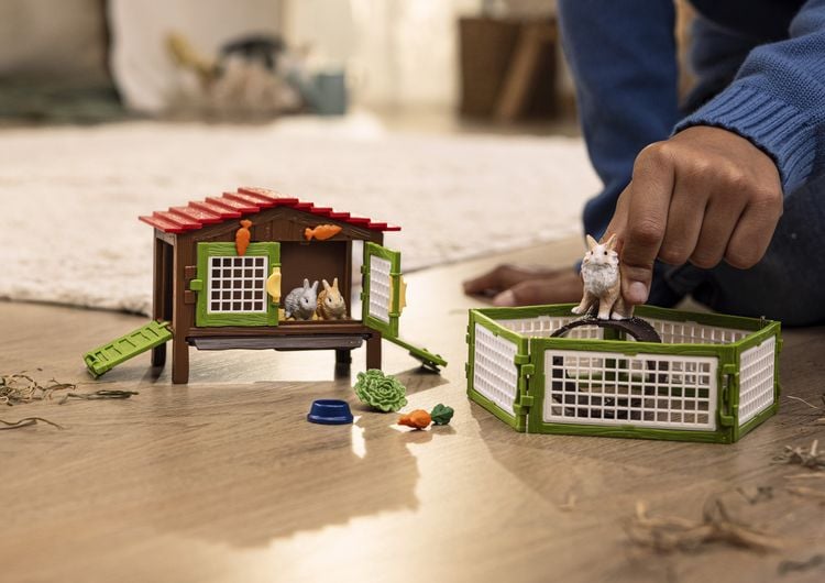 Produktbild: schleich&reg; Farm World Kaninchenstall