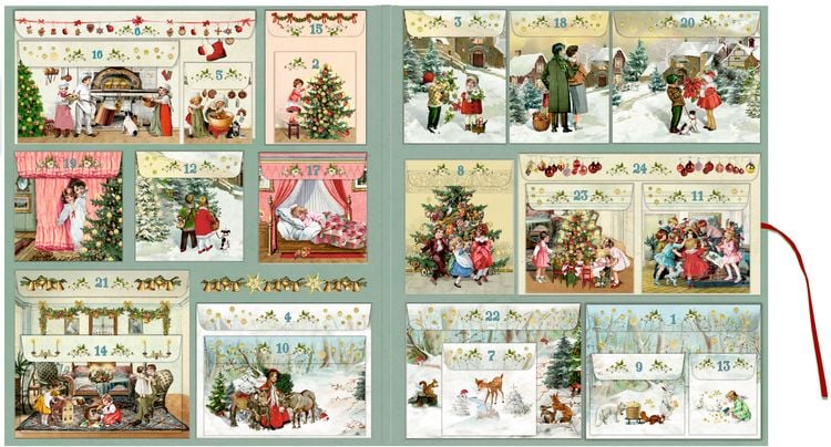 Produktbild: Coffee-Table-Adventskalender - Nostalgische Weihnachtszeit