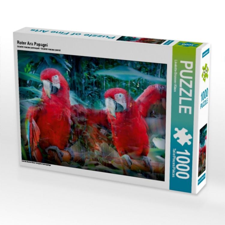 Produktbild: Roter Ara Papagei (Puzzle)