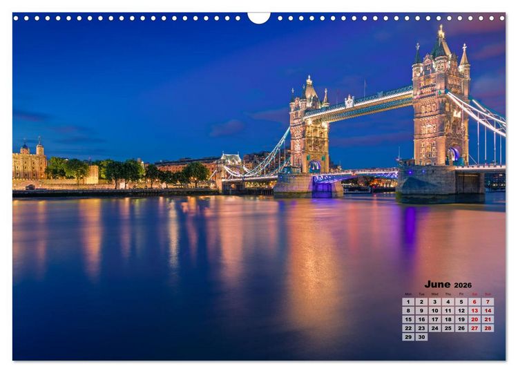 Produktbild: The Fascination of Bridges (Wall Calendar 2026 DIN A3 landscape), CALVENDO 12 Month Wall Calendar