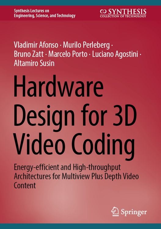 Produktbild: Hardware Design for 3D Video Coding