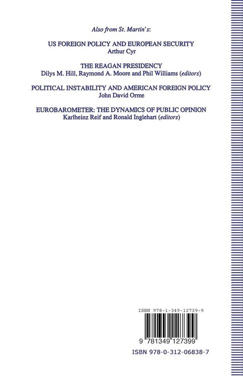 Produktbild: US-West European Relations During the Reagan Years