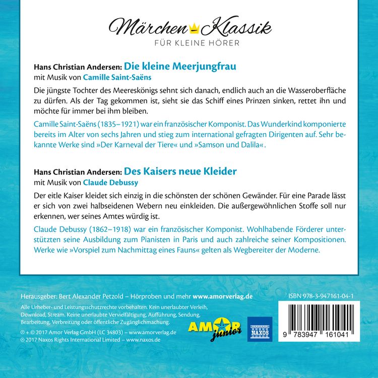 Produktbild: Die kleine Meerjungfrau und Des Kaisers neue Kleider Die ZEIT-Edition