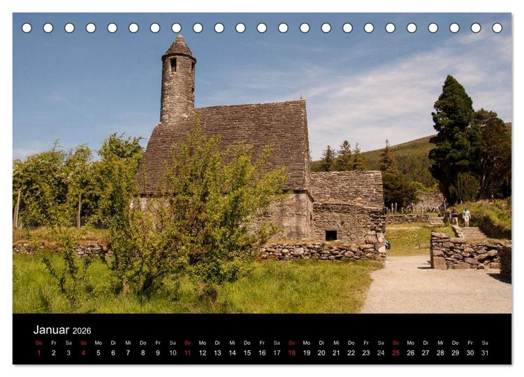 Produktbild: Unterwegs in Irland (Tischkalender 2026 DIN A5 quer), CALVENDO Monatskalender