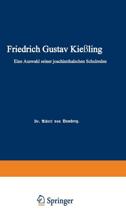 Produktbild: Friedrich Gustav Kie&szlig;ling