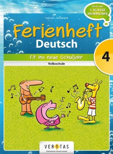 Produktbild: Deutsch Ferienheft 4. Klasse. Volksschule - Fit ins neue Schuljahr