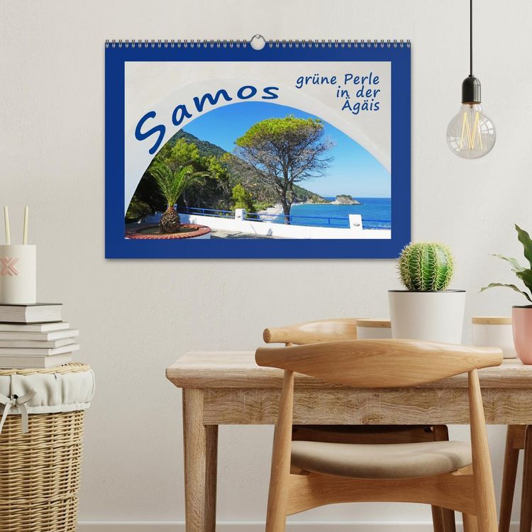 Produktbild: Samos - gr&uuml;ne Perle in der &Auml;g&auml;is (Wandkalender 2026 DIN A3 quer), CALVENDO Monatskalender
