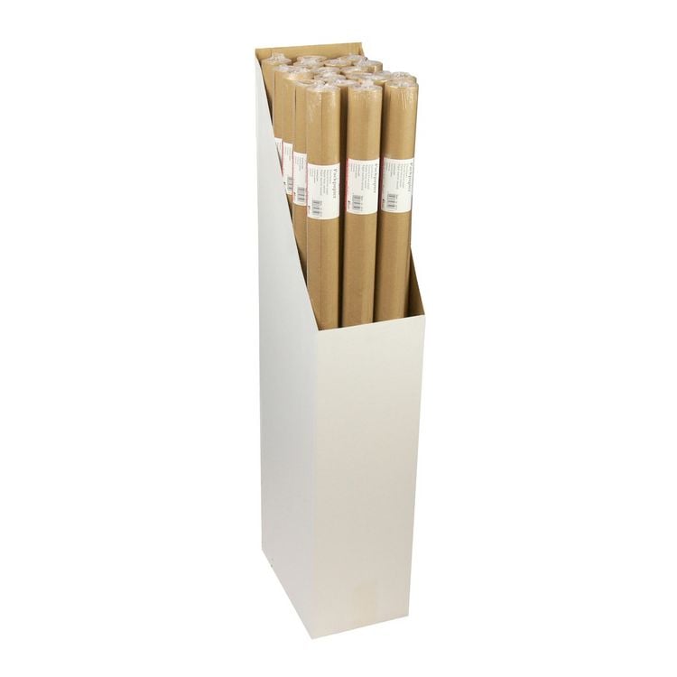 Produktbild: Packpapier kraft eingerippt natron 1x10m