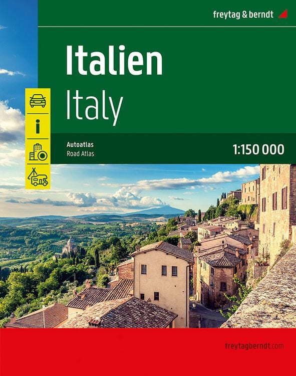 Produktbild: Italien, Autoatlas 1:150.000, freytag & berndt