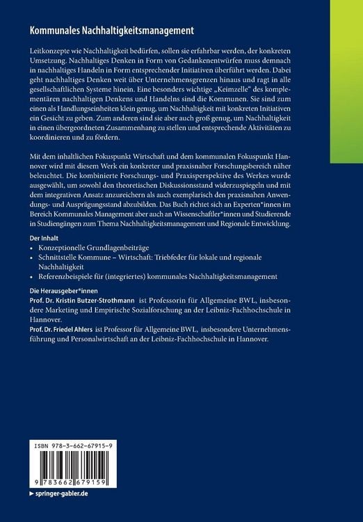Produktbild: Kommunales Nachhaltigkeitsmanagement
