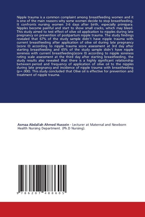 Produktbild: Olive oil in pregnancy and postpartum prevention of nipple trauma