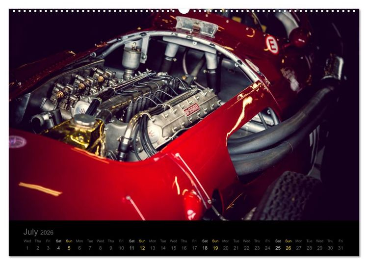 Produktbild: Maserati - Early GP Cars (High Quality Premium Wall Calendar 2026 DIN A2 landscape),CALVENDO 12 Month Wall Calendar