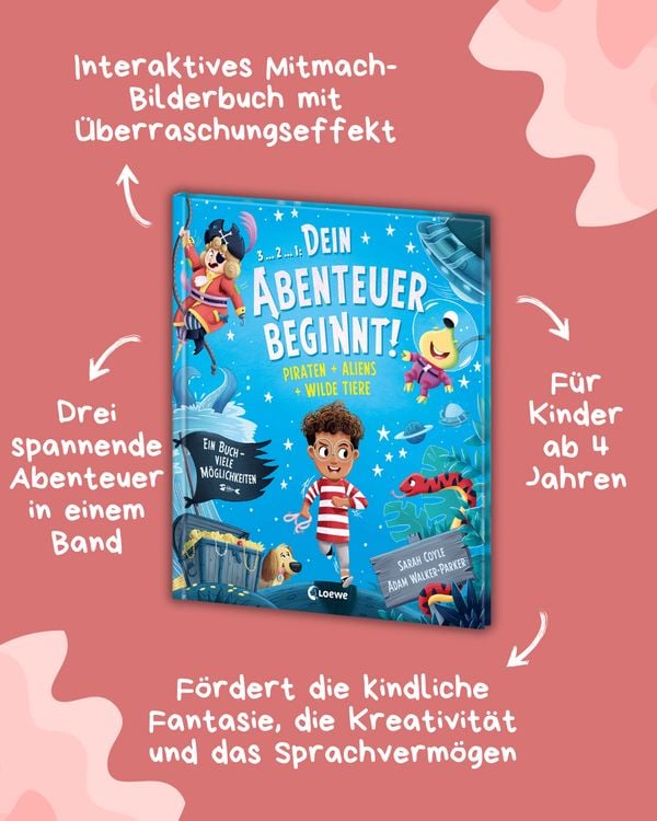 Produktbild: Dein Abenteuer beginnt! Piraten + Aliens + Wilde Tiere