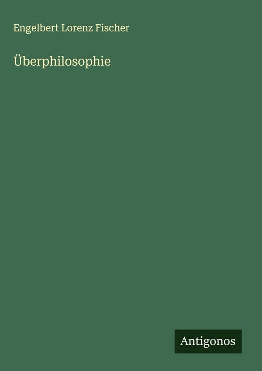 Produktbild: &Uuml;berphilosophie
