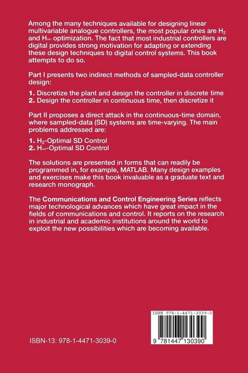 Produktbild: Optimal Sampled-Data Control Systems