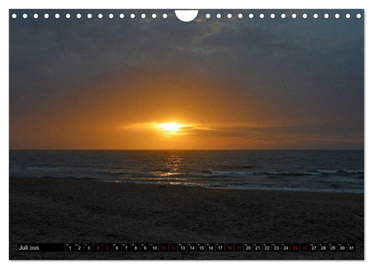 Produktbild: Entlang der Nordseek&uuml;ste (Wandkalender 2026 DIN A4 quer), CALVENDO Monatskalender
