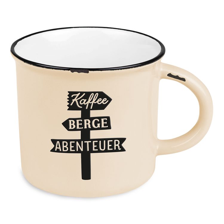 Produktbild: Becher Vintage Berggl&uuml;ck Kaffee