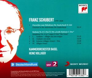 Produktbild: Symphony in C-Dur"Gro&aacute;e"/Zauberharfe-Ouvert&uuml;re