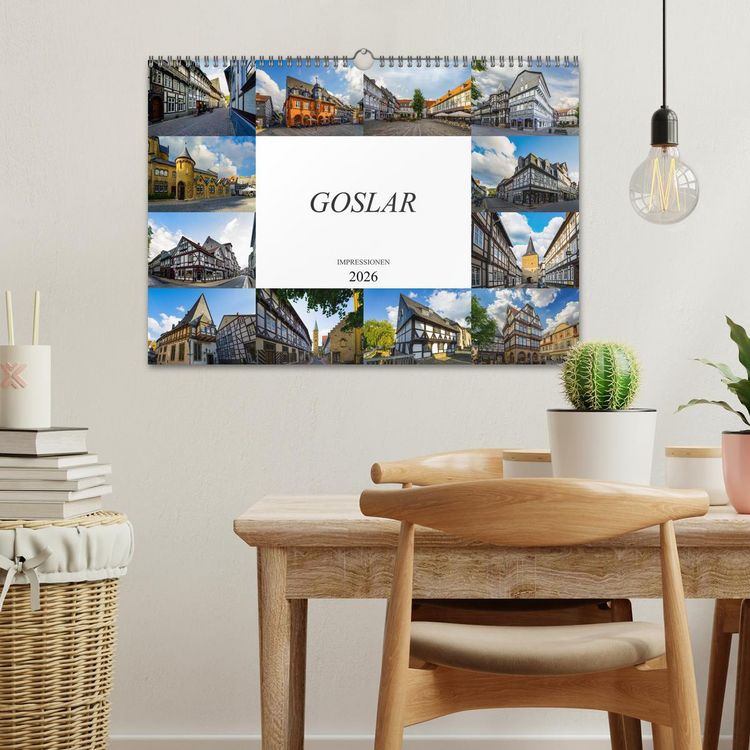 Produktbild: Goslar Impressionen (Wandkalender 2026 DIN A3 quer), CALVENDO Monatskalender
