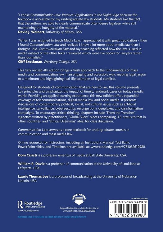 Produktbild: Communication Law