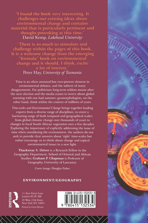 Produktbild: Timescales and Environmental Change