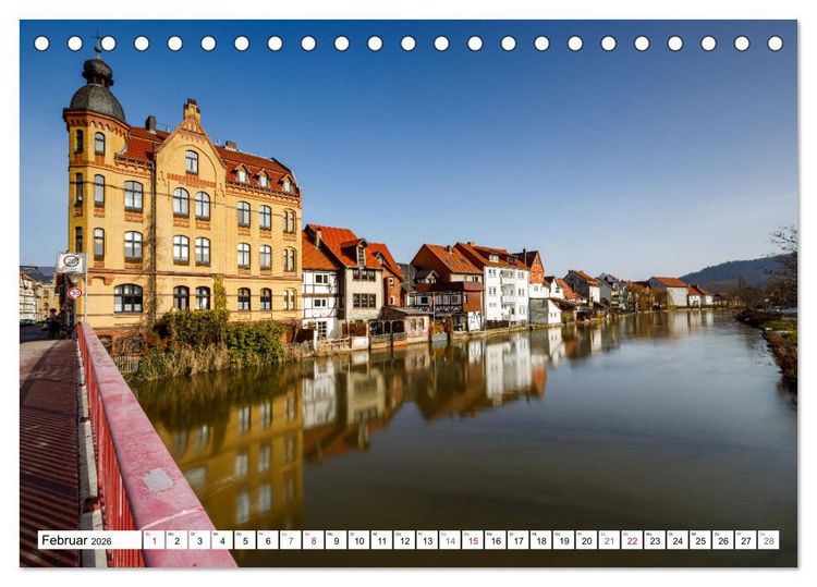 Produktbild: Unterwegs im Werratal (Tischkalender 2026 DIN A5 quer), CALVENDO Monatskalender